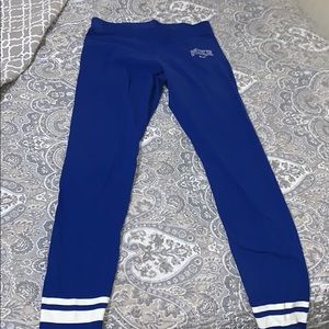 Blue nike leggings